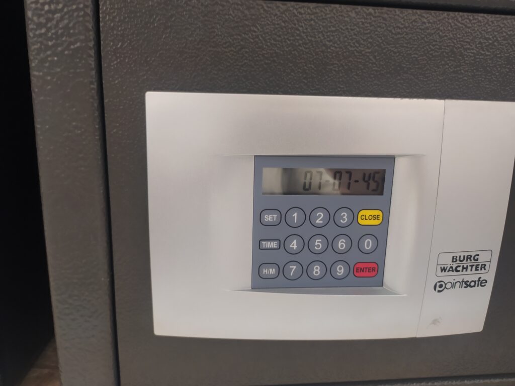 Burg Wachter széf kinyitása